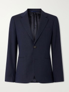Mr P. - Wool, Silk and Linen-Blend Suit Jacket - Blue
