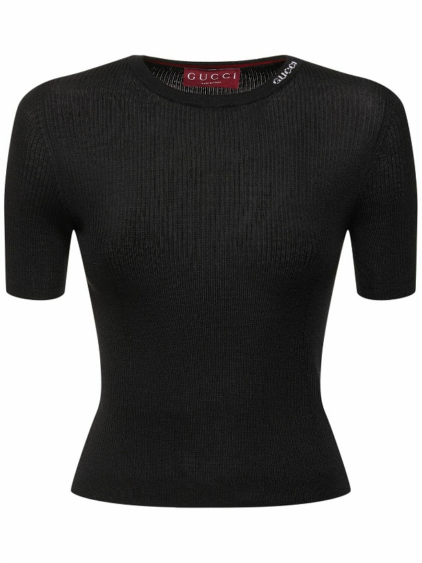 Photo: GUCCI Extra Fine Wool Blend Top