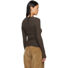 AGOLDE Khaki Delphi Slim T-shirt