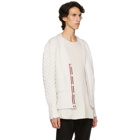 Thom Browne Off-White Funmix Classic V-Neck Cardigan