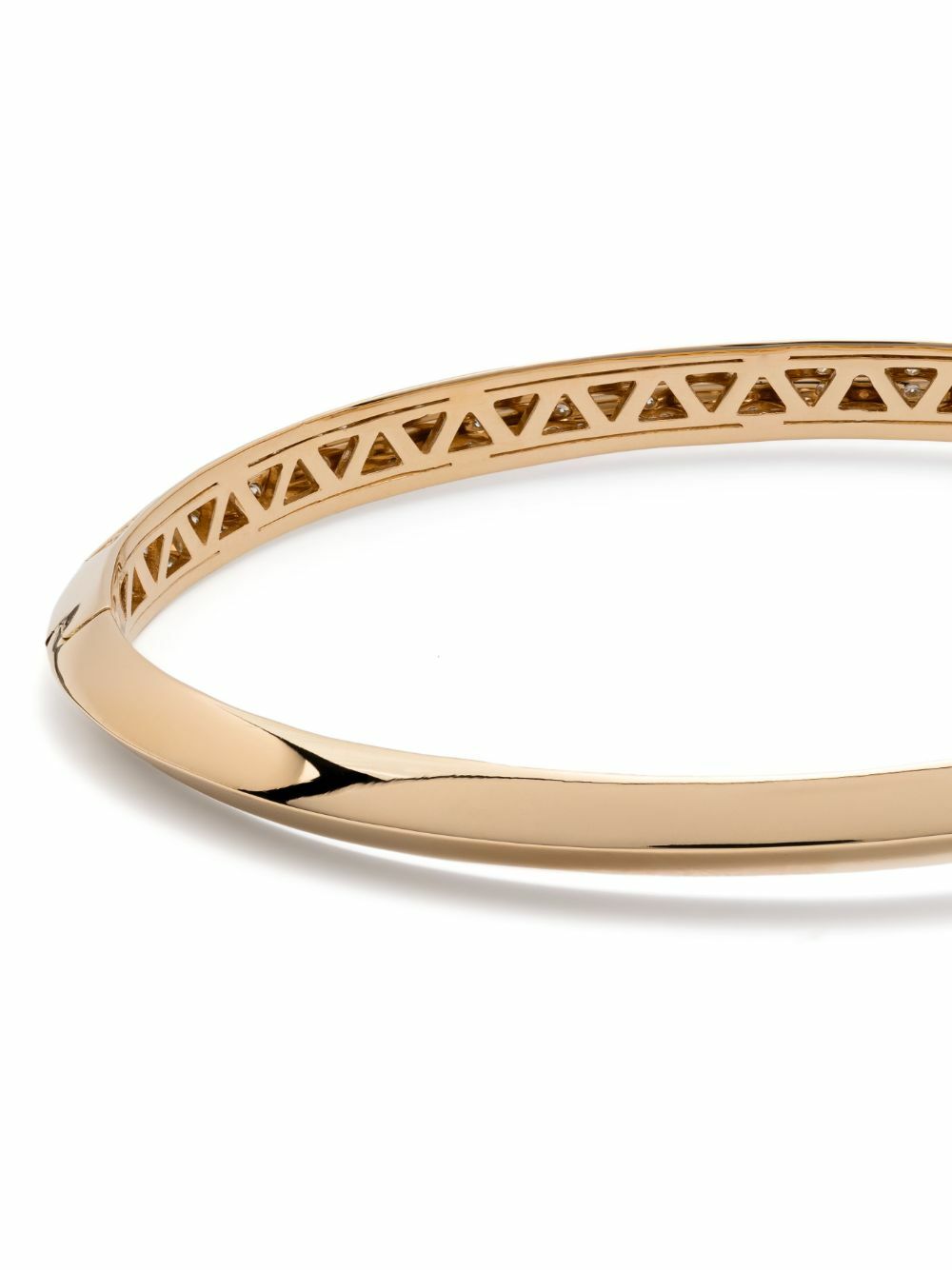 Harwell Godfrey 18K Yellow Gold Knife Edge Diamond Bracelet
