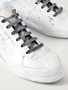 MAISON MARGIELA - Replica Painted Leather Sneakers - White