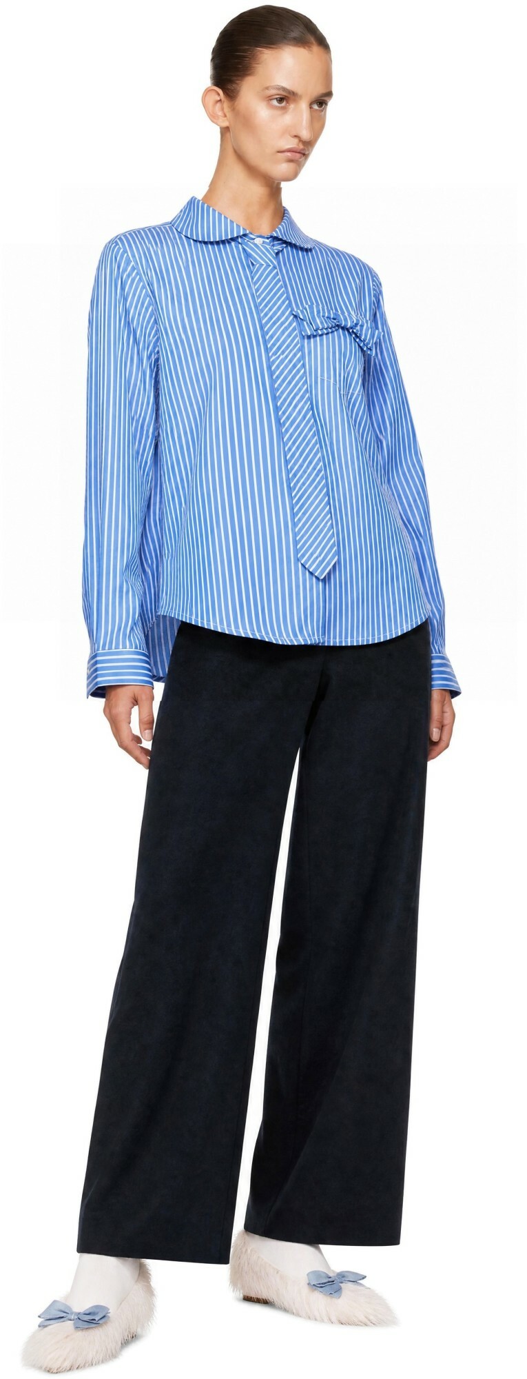 Sandy Liang Blue Gemma Shirt