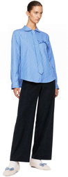 Sandy Liang Blue Gemma Shirt