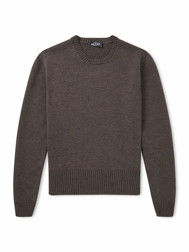 Photo: J. Mueser - Merino Wool Sweater - Brown