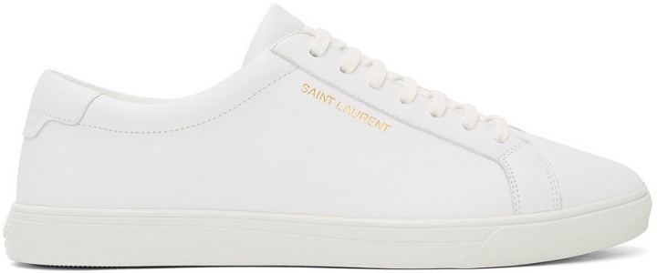Photo: Saint Laurent White Andy Sneakers