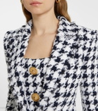 Balmain Houndstooth tweed blazer