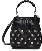 Toga Pulla Black Concho Drawstring Bag