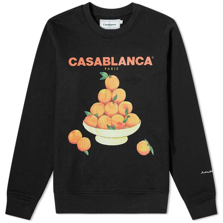 Photo: Casablanca Oranges Pyramid Crew Sweat