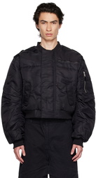 Entire Studios SSENSE Exclusive Black A-2 Bomber Jacket