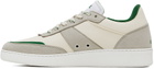 A.P.C. White & Gray Plain Sneakers
