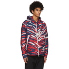 Moncler Navy and Red Chardon Jacket