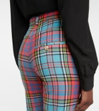 Vivienne Westwood - Tartan wool high-rise pants