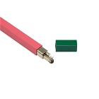 Tsubota Pearl Queue Glossy Petrol Lighter in Pink/Green