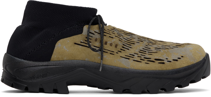 Photo: DEMON SSENSE Exclusive Black & Khaki Cambriana Sneakers
