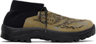 DEMON SSENSE Exclusive Black & Khaki Cambriana Sneakers