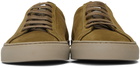 Common Projects Green Nubuck Achilles Low Sneakers