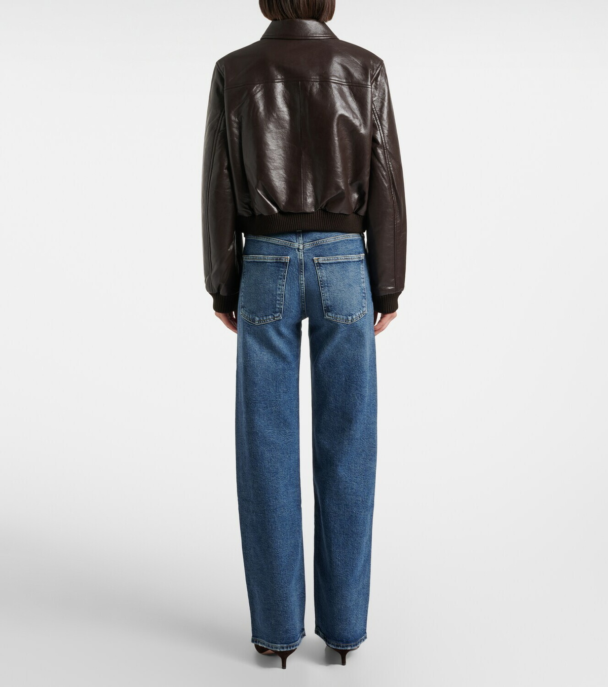 Citizens of Humanity Lola leather bomber jacket