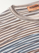 Missoni - Dégradé Striped Cotton Sweater - Blue