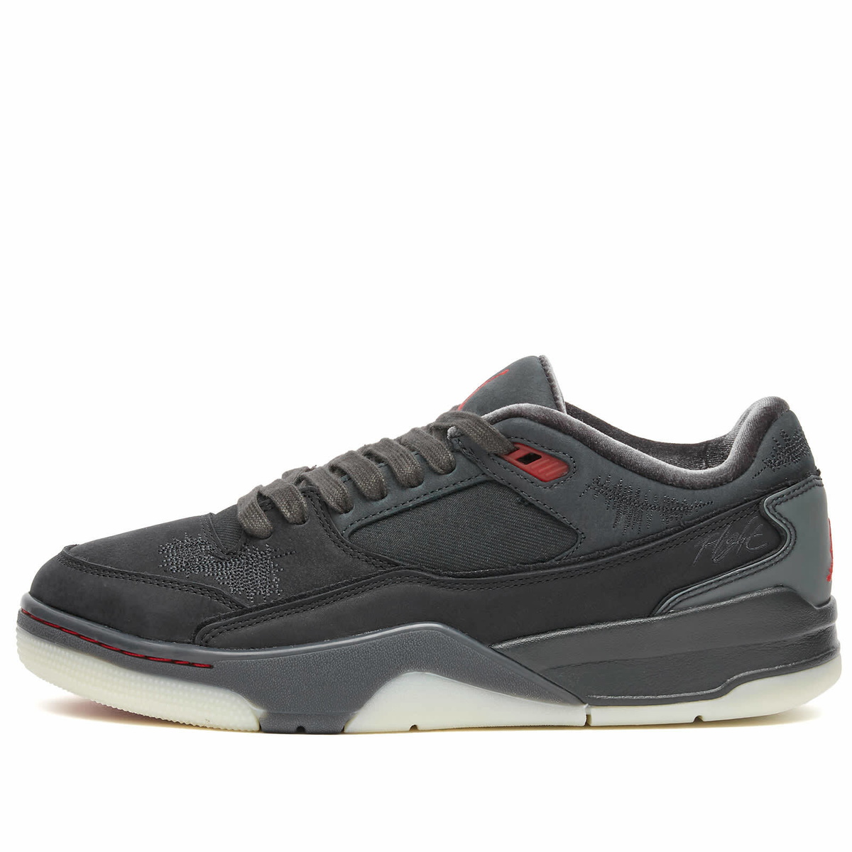 Air Jordan Flight Court SP Sneaker in Black/Red/Noir