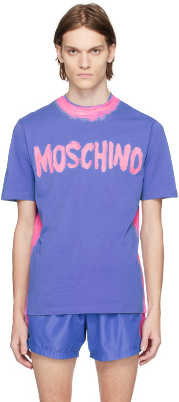 Photo: Moschino Blue Maxi T-Shirt