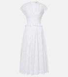 Tory Burch Broderie anglaise cotton midi dress