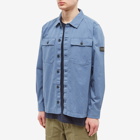 Barbour Men's International Adey Overshirt in Blue Horizon