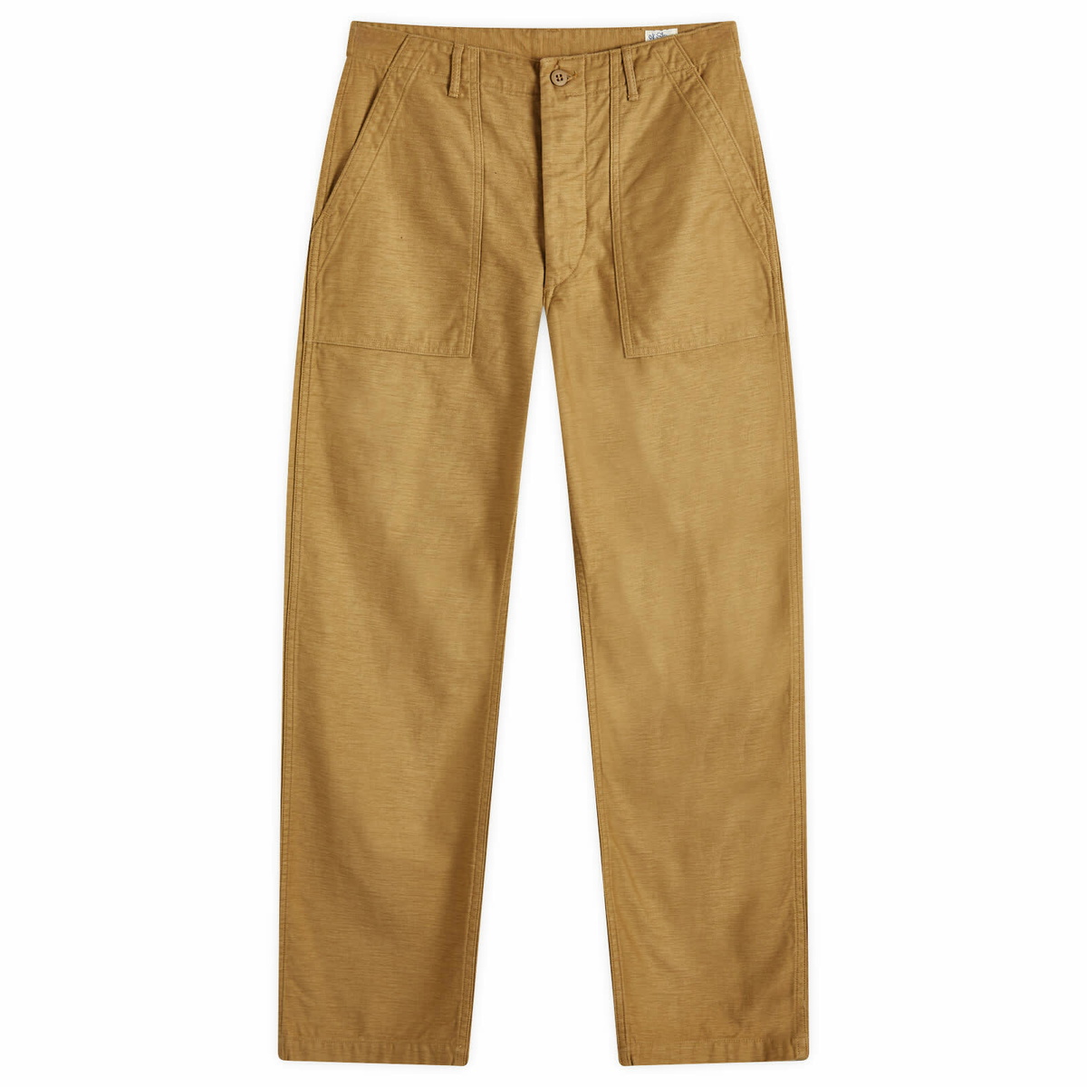 orSlow Men's US Army Fatigue Pant in Khaki orSlow
