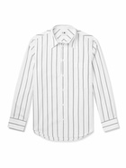 NN07 - Max 5287 Striped Cotton-Poplin Shirt - Blue