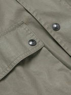 Belstaff - Fieldmaster Waxed Cotton-Blend Jacket - Gray