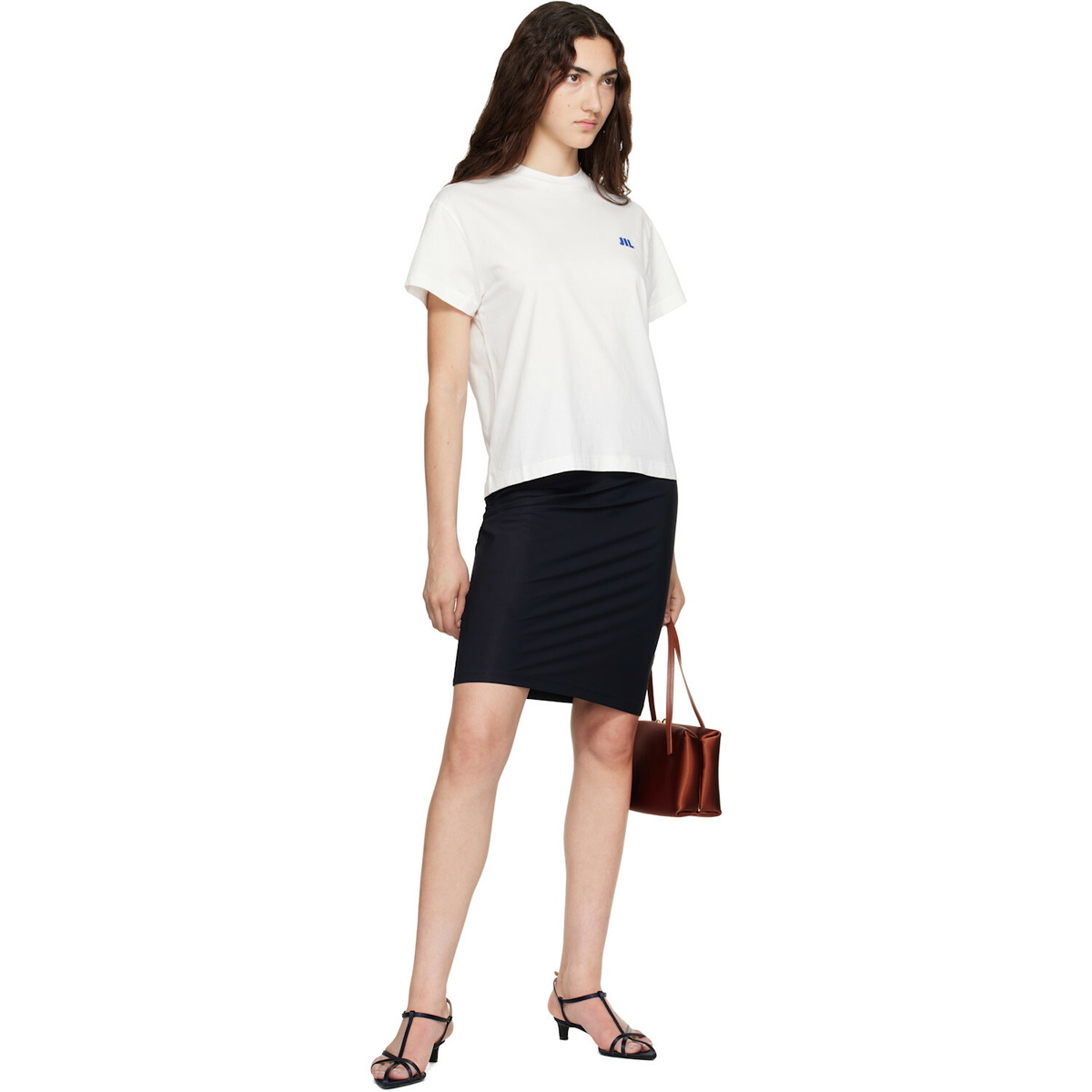 Jil Sander White Cotton Crew-Neck T-shirt