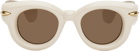 LOEWE Off-White Inflated Round Sunglasses