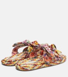 Zimmermann Carousel printed espadrille slides
