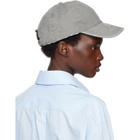 MM6 Maison Margiela Gray Embroidered Logo Cap