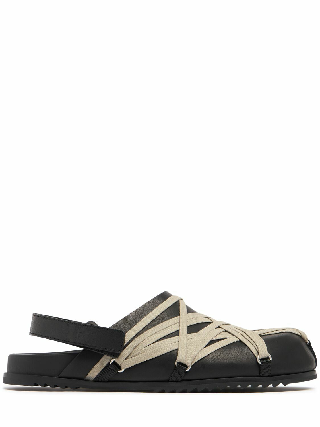 RICK OWENS★Donut Granola レザーサンダル Rick Owens Donut Granola leather sandals Rick Owens