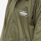 Neighborhood Men's Windbreaker Logo Jacket in Olive Drab