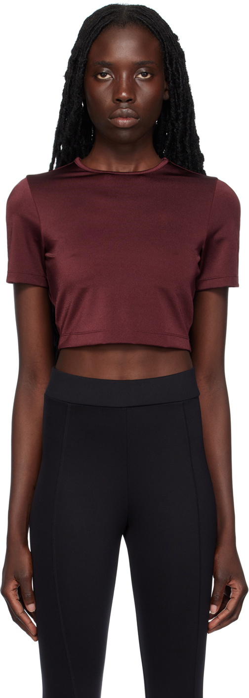 Wolford Burgundy The Workout Top Wolford