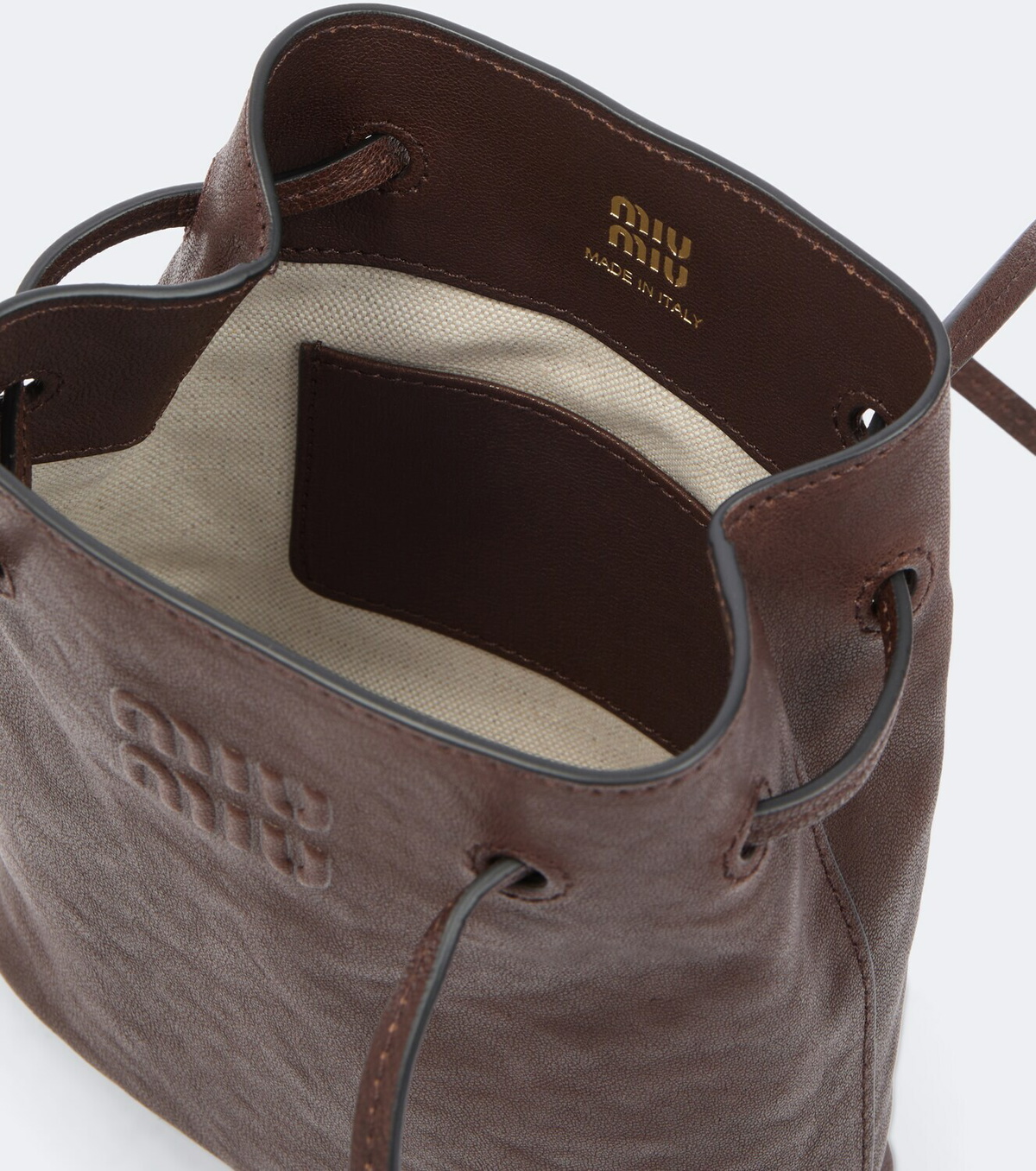 Miu Miu Mini leather shoulder bag