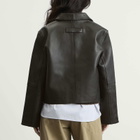 Samsøe Samsøe Women's Salylo Leather Jacket in Black