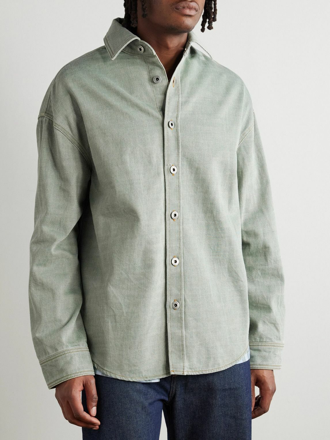 LOEWE - Denim Overshirt - Green