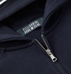 Billionaire Boys Club - Logo-Appliquéd Loopback Cotton-Jersey Zip-Up Hoodie - Blue