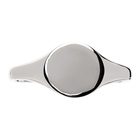 MM6 Maison Margiela Silver Signet Ring Cuff Bracelet