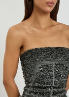 Rick Owens Sequin-embellished Mesh top Black