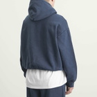 SKIMS Men's Relaxed Garment Dyed Hoodie in Navy