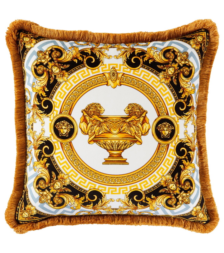 Photo: Versace Home La Coupe Des Dieux cotton cushion