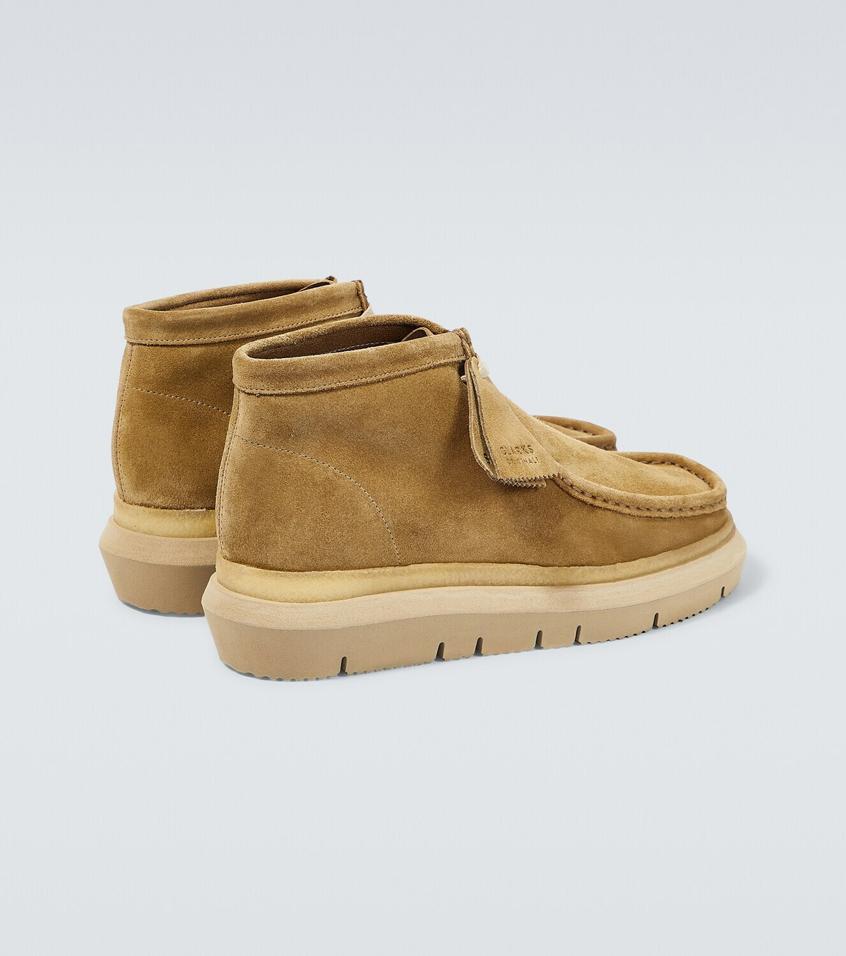 Sacai x Clarks Hybrid Wallabee suede boots Sacai