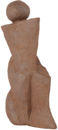 Common Body Brown Geometric Sculpture