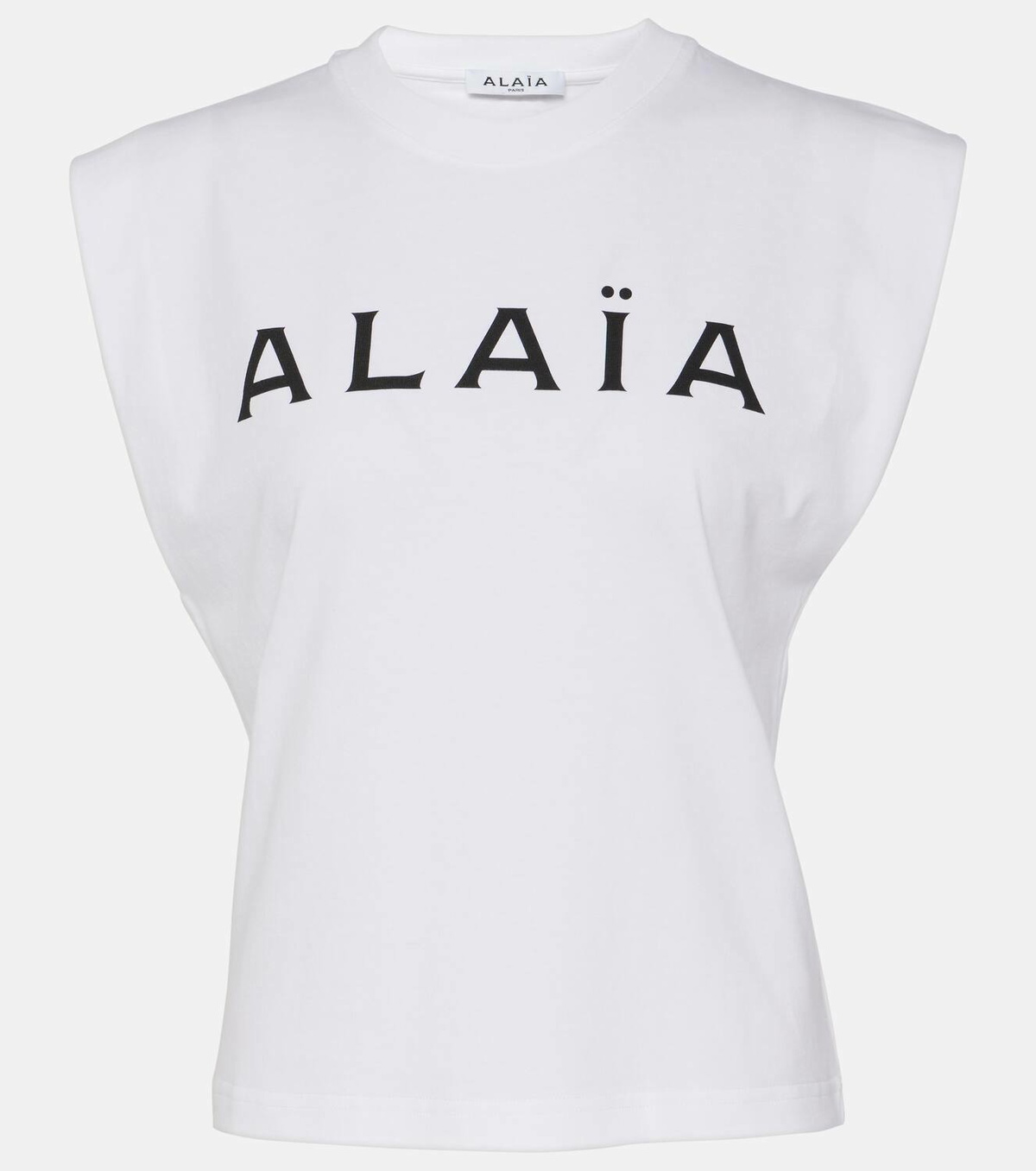 Alaïa Logo cotton jersey T-shirt