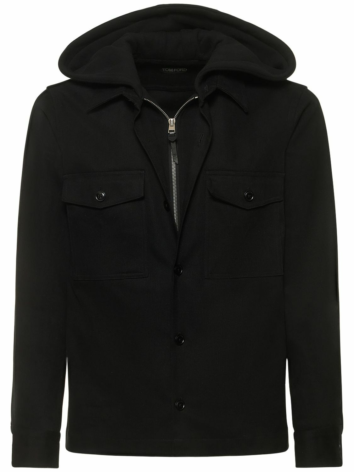 Photo: TOM FORD Cover Hooded Overshirt