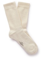 SSAM - Cory Ribbed Cotton-Blend Socks